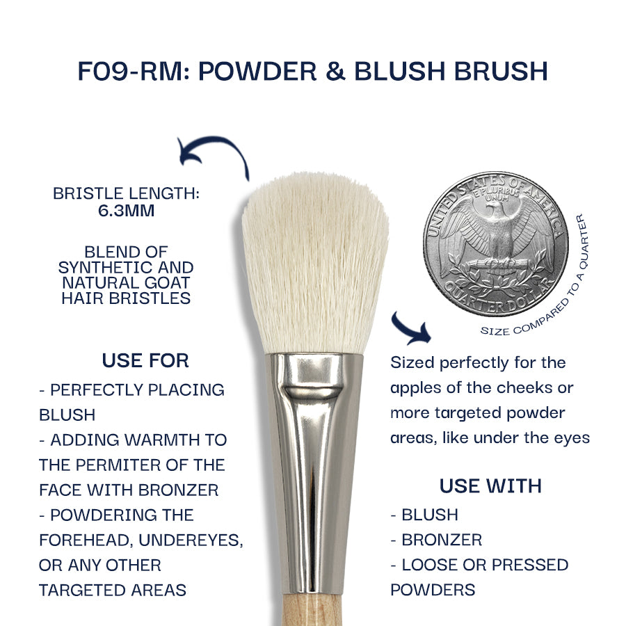 Powder Blush Brush Blender - V For Vibes